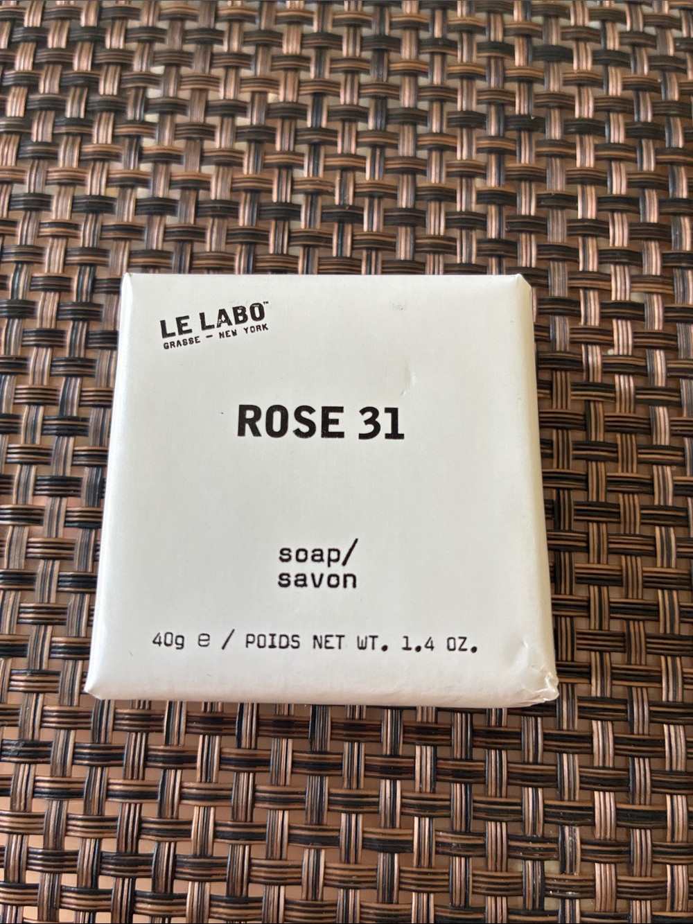 Le Labo Rose 31 Soap Bar - Cream White Packaging 1.4oz